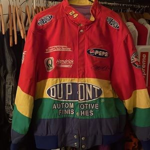 Vintage Jeff Hamilton DuPont NASCAR race jacket